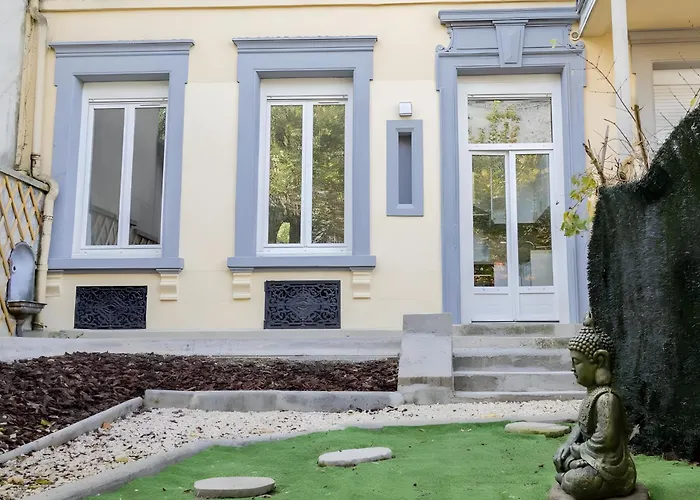 Bel Avec Jardin Privé - Centre Appartamento Reims