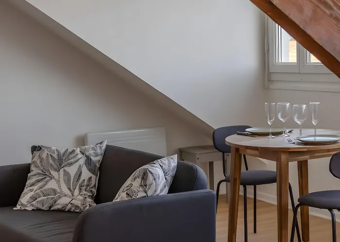 Bel Avec Jardin Privé - Centre Appartamento Reims